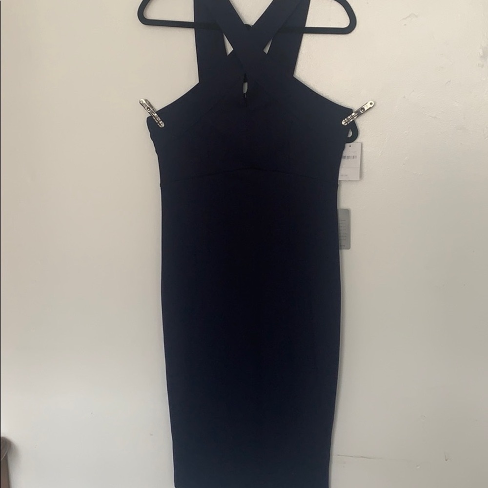 NORDSTROM Navy Dress Large NWT